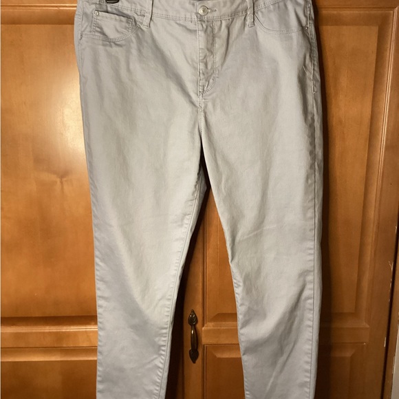 Light Gray Casual Pants - Picture 1 of 3